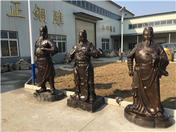 讀書(shū)關(guān)公銅雕