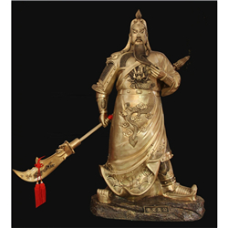 開(kāi)光純關(guān)公像鑄造