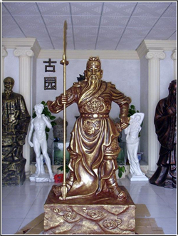 室內(nèi)關公銅像